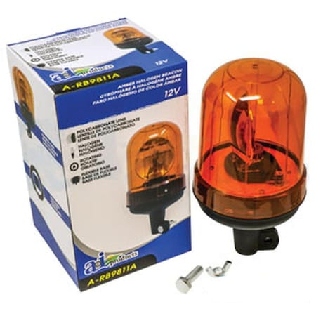 Aftermarket Rotating Beacon, Amber, Pipe Type A-3715144M92-AI